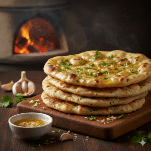 Garlic naan